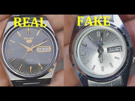 fake seiko 5 automatic watch|how to know if seiko watch is original.